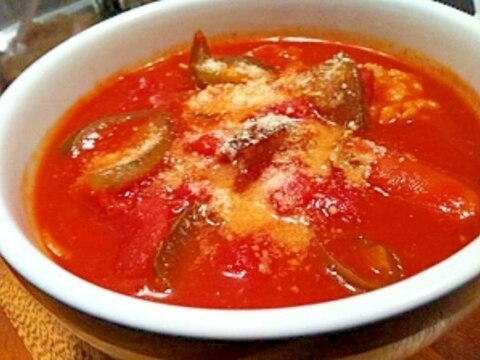 トマト缶で野菜スープ